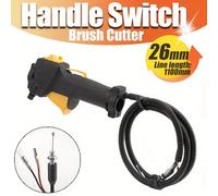 TEMU Desbrozadora con mango resistente, cortacésped de 26 mm equipado con cable de gatillo de y agarre, adicionales para herramientas eléctricas de jardín