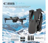 TEMU Descubriendo desde una - Drone de Ejes Mejorado, Edición con Flotación Óptica y Cámara Dual, 3 Baterías Recargables, 360°, Regalo Ideal para Fiestas, para Viajes