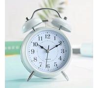 TEMU despertador de campana de metal es ideal para y para aquellos que duermen , lo que lo para usar en , el dormitorio o en una mesita de noche. Requiere pilas AA (no incluidas)