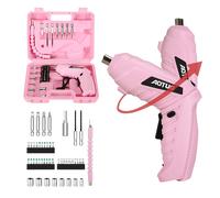 TEMU Destornillador Eléctrico Inalámbrico Recargable USB con Batería, 45 Accesorios y Capacidad de Taladro Multifuncional - Práctico, Portátil e a la Energía Ahorrada, ¡Regalo Ideal para Mujeres!