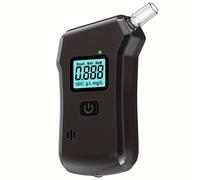 TEMU Detector de alcohol portátil para uso doméstico, pantalla digital LCD, funciona con pilas AAA, carcasa duradera de ABS (pilas no incluidas)