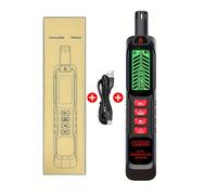 TEMU Detector de Fugas de Gas Combustible ZLLJMETER con Carga USB - Sensor de Sensibilidad 0-10000PPM, /Gas //Alcohol, Alarma y LED para Seguridad e Industrial