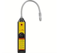 TEMU Detector de Fugas de Refrigero Halógeno para A/C R134 R410a R22 Herramienta de Gas Aire con Luz Indicadora y Luz LED, Detector de Fugas de Refrigerante para R134a R410a R1234yf HCFCs HFCs HFOs