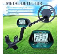 TEMU Detector de Metales para Adultos Profesional de Precisión Detector Búsqueda de Pantalla LCD, Plantilla Multifunción Opcional