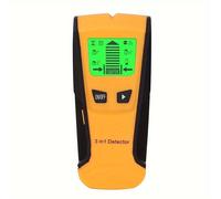 TEMU Detector de - Pantalla de display LCD de precisión para detección de de madera, metal, cable de CA - Detector de de plástico, batería, con apagado automático, detector de posición de precisión
