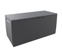 TEMU DEUBA® Baúl de Almacenaje 305L Cofre de Cojines Arcón de Jardín con Ruedas