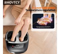 TEMU Dhovtcy Masajeador Eléctrico de Pies Shiatsu, Función de Calentamiento, Amasado, Vibración, Ajustables, Se el Tamaño 13, para el de los Pies