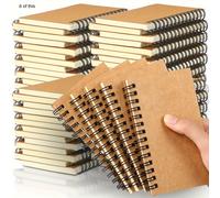 TEMU Diario compacto de con 120 páginas, ideal para notas en un de negocios o de oficina. una cubierta de papel y líneas .