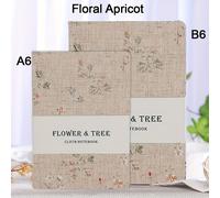 TEMU Diario de B6/A6 de Lino Premium - 264 Páginas, Papel de Calidad 100gsm, Bolsillo Interior, Diseño del Árbol de