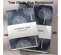 TEMU Diario de B6/A6 de Lino Premium - 264 Páginas, Papel de Calidad 100gsm, Bolsillo Interior, Diseño del Árbol de