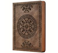 TEMU Diario de cuero vintage para hombre, cuaderno de blanda con páginas rayadas, 256 páginas, para escritura y diarios de viaje, , 5.7 x 8.3 pulgadas