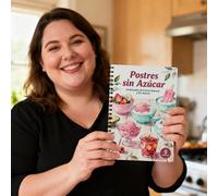 TEMU Diario de Recetas de Postres Sin - Delicias Fáciles Sin para Bajar de Peso, Diabéticos, Alimentación , Mayores y Familias Ocupadas | Dulces Bajos en Calorías y con Ingredientes y Rápidos
