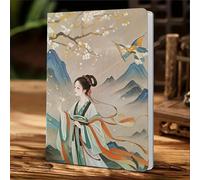 TEMU Diario Elegante Chino Antiguo de - A5 112 Páginas Gruesas - Antiguo a Todo Color - Papel Resistente al Tinta - Ideal para Diarios, y Regalos