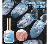 TEMU DIARY 15Ml Gel de Uñas Ola del Ola Marina Gel Floral Uñas Esmalte de Uñas Tinta Acuarela Pintura de Uñas Flor de Uñas Diseño de Uñas de Uñas Manicura en Casa