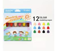 TEMU Dibujos de crayones lavables de 12 colores con forma de cacahuetes, perfectos para dibujar y hacer en el jardín de sin hacer un