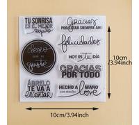 TEMU Diferentes tipos de sellos y transparentes para álbumes de recortes, de tarjetas y manualidades decorativas con sellos para álbumes