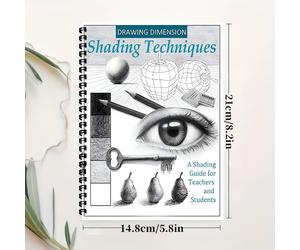 TEMU Dimensión del dibujo - Técnicas de sombreado: Una guía de sombreado para profesores y (Cómo dibujar cosas geniales)