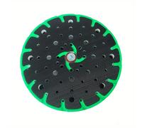 TEMU Disco de lijado de nylon de ultra fino para amoladora Festool 5, bandeja de base de plástico con adhesiva y ganchos de barba, compatible con lijadora orbital, para cabeza de molienda portátil