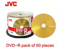 TEMU Disco DVD JVC/Javier para grabación de CD, , DVD+R, 4.7G, para vídeo, fotos, archivos imprimibles, 16X, 50 unidades