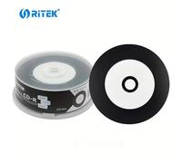 TEMU Discos Imprimibles de Velocidad 52X, 700MB 80min - Marca RITEK (Paquete de 25) - 12cm/4.72in