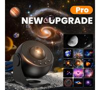 TEMU Diseño Edición Profesional Proyector de Planetario Inteligente Gran Área 2025, Adecuado para Galaxia, 13 Luces HD Cielo Estrellado, Dormitorio Lleno de Nocturno, 360° Rotación y Aurora