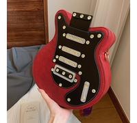 TEMU Diseño Personalizado de Guitarra Grande Capacidad Tendencia Versátil Moda Mochila Cruzada para