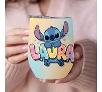 TEMU Disney 1 355ml Stitch "" Vaso Térmico Personalizado, Taza de Agua de Acero Inoxidable con para al y Uso Diario