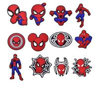 TEMU Disney 12/30 piezas de dijes planos 2D de PVC, pegatinas y calcomanías de ciclismo, adecuados para decoración de ciclismo, dijes para deportes al , hebillas de decoración de PVC para ciclismo