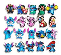 TEMU Disney 20 piezas de dijes planos 2D de PVC, pegatinas y calcomanías de ciclismo, adecuados para decoración de ciclismo, dijes para deportes al , hebillas de decoración de PVC para ciclismo