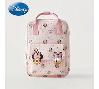 TEMU Disney 2025 mochila nueva de dibujos animados Minnie Mouse mini bolso escolar para niña y niño, lindo bolso de
