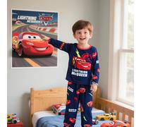 TEMU Disney Lightning /Otoño Nueva Tela Resistente al Moda Pijama de Larga y Pantalones 2 piezas Conjunto Regalo Ideal para Niños - Ropa Infantil