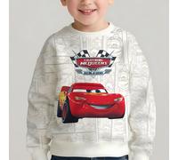 TEMU Disney Oficial Sudadera Gráfica de de Carreras de Lightning para Niños - Larga , Regalo de para Fans del Película Cars