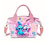 TEMU Disney Stitch Bolso Bandolera - Lindo y Casual con Correa Ajustable, Cierre de Cremallera - Ideal para el Uso Diario y Regalos de - Disponible en Azul, Rosa, Opciones de Patrones