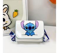 TEMU Disney Stitch Bolso Bandolera para Mujer - de con Personaje de Dibujos Animados Lindo, Cierre Magnético y Correa Desmontable & para Salidas Casuales, Bolso Disney