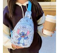 TEMU Disney Stitch bolso casual de , mochila pequeña cruzada y , ideal para vacaciones o regalos de