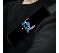 TEMU Disney Stitch, tema de expresión , cinturón de seguridad para asiento de coche, cubierta de , y cómoda, anti-fricción, adecuada para coches y mochilas, regalo .