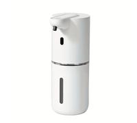 TEMU Dispensador de jabón automático, 380 ml/13,5 oz, con sensor inalámbrico, recargable por USB, dispensador de jabón espumante automático sin tocar para baño y cocina.
