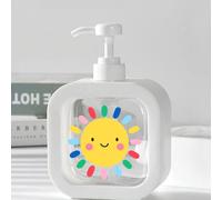 TEMU Dispensador de Jabón con Sonriente, Sol y Pez con Bomba - Adiciones Adorables para Lavabos de Baño y Cocina, con Ventana Transparente y Diseños Coloridos y el Pez para Dispensar Jabón para Platos