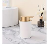 TEMU Dispensador de jabón de manos de 1 pieza, material engrosado mate con base de espuma antideslizante