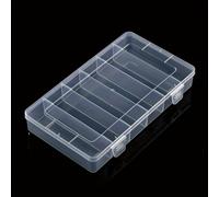 TEMU Disponible en 91 Países - 1 de Pesca Transparente con Índice Refractivo , Diseño Multicapa Duradero para Guardar Señuelos, Manualidades y Objetos Pequeños, Función Impermeable