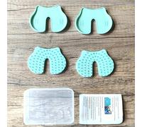 TEMU Dispositivo bloqueador de Shot Helper de 4 piezas, para uso profesional y doméstico, Shot Buddy bloqueador de dolor reutilizable, crema adormecedora como alternativa a las inyecciones