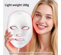 TEMU Dispositivo de Mascarilla Facial de , Equipo Portátil para el Cuidado de la Piel, Herramienta de Belleza para el Hogar, Recargable por USB, un Regalo para Novia y de San Valentín