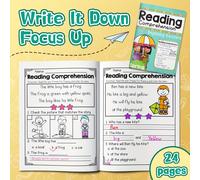 TEMU Diversión de primavera con palabras y oraciones: un libro de aprendizaje para ayudar a los niños a construir habilidades lingüísticas a través de escenas soleadas y actividades divertidas.