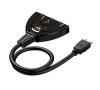 TEMU Divisor HDTV 4K , Selector de HDTV de 3 Puertos con Cable HDTV Pigtail, Soporta HDTV 4K 1080P 3D Completo, HDTV Compatible con Fire Stick, HDTV, Consolas de Juegos PS4, PC