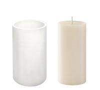 TEMU DIY, Molde de Vela de Silicona Cilíndrico Grande - Molde Versátil para y Fundición de Resina, Acabado Mate , 6.5 Pulgadas x 3.74 Pulgadas, Ideal para Manualidades Caseras, Moldes de Silicona