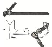 TEMU Dobladora manual para tuberías de 1/4", ideal para usar en un de trabajo de escritorio.