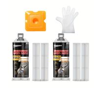 TEMU DOEYVOSE AB-Foundry Adhesivo para Reparación de Metales, Resistente a Soldadura de , Pasta de Relleno de Cemento Metálico, Relleno para Fundición, Resistente a para Uso Exterior