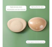 TEMU Dos almohadillas autoadhesivas para con forma de abulón, ideales para trajes de baño deportivos de completa, que realzan la de un pecho más