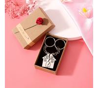 TEMU Dos : ¡Vamos a Casarnos! de Regalo Creativa para Llavero de Pareja, , Llavero de Boda para de San Valentín, de Regalo para Pareja del Festival Qixi
