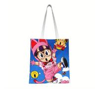 TEMU Dr. Bolsa Tote de Anime para Mujeres - Bolsa Reutilizable con Correas Fijas, Poliéster de Densidad 12D Duradero, para Compras, Gimnasio y Uso Diario, Diseño Divertido, Construcción Sin Costuras